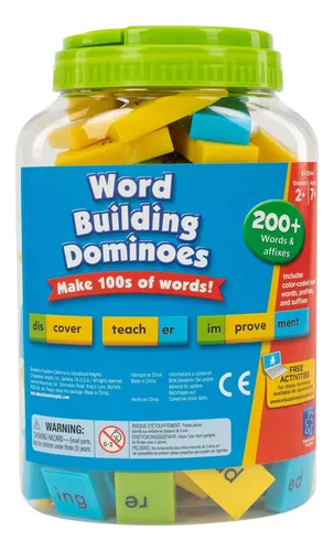 Word Building Dominoes Educational Insights, Set De 108 | Cuotas sin ...