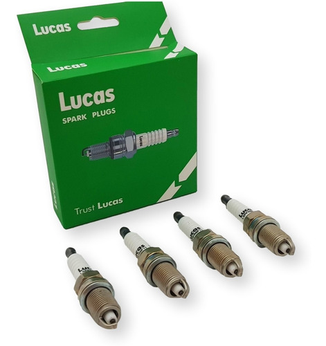 Imagen 1 de 2 de Bujias Lucas Fiat Linea 13/ 1.8 16v