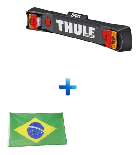 Thule 976 Placa Luzes Para Suporte De Bike Traseiro + Brinde