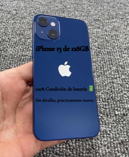 iPhone 13 128gb/batería 100%, Como Nuevo