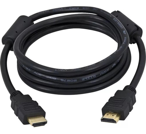 Cable HDMI de 1.8 metros 1.4 blindado con filtro recubierto de nylon