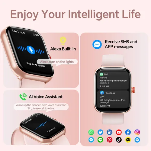 Reloj Inteligente Enomir 2024 Resistente Al Agua Con Pin De