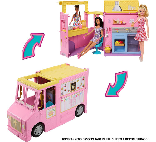 Barbie Camion De Limonadas Hpl71 Mattel
