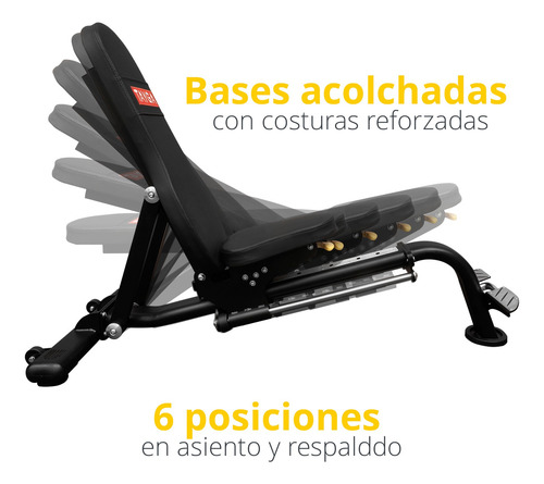 Banco Multiposiciones Uso Comercial De Ejercicio Tayga