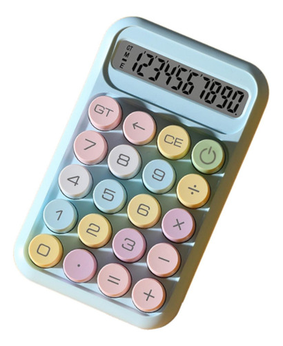 Botones Mecánicos De Calculadora De 10 Dígitos Pantalla