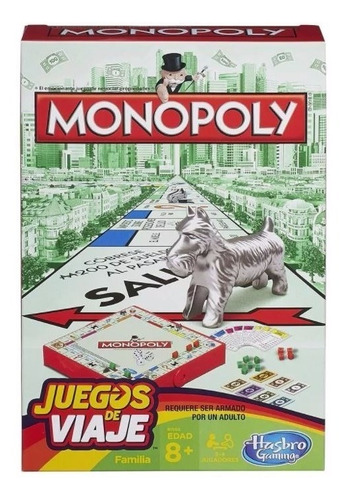 Juego Mesa Monopoly Hasbro Juegos Viaje Familia B1002