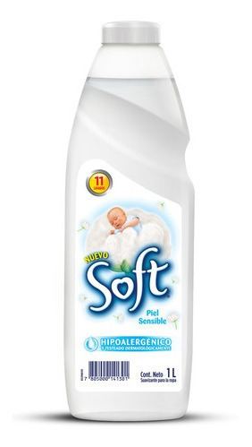 Soft Piel Sensible Suavizante Para La Ropa Botella 1l