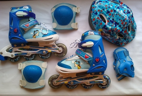 Patines Lineales Para Niño Expandible Tres Tallas