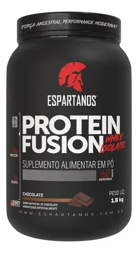 Protein Fusion Whey Isolate 1,8kg - Espartanos Nutrition Sabor Ch...