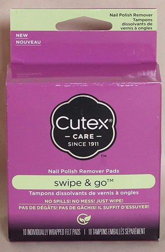 Cutex Swipe And Go Quitaesmalte De Ratón (pack De 2)
