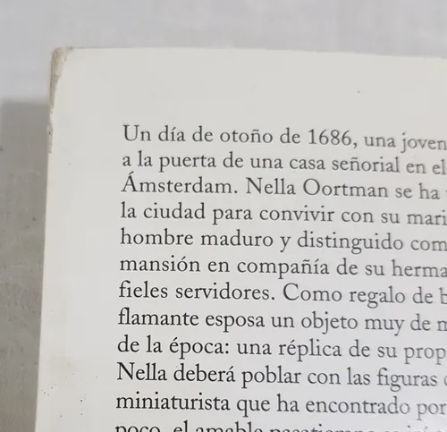 Libro La Casa De Las Miniaturas Jessie Burton B6 (Usado)