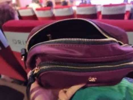 Imagen 4 de 4 de Bolso Guinda Cross Body Oriflame Correa Negra Bag Bolsa Haga