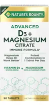 Comprar Natures Bounty Vitamina D3 + Citrato De Magnesio 100mg 90tab