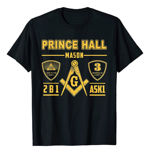 Camisa Great Masonic Prince Hall Masons 2b1 Ask1