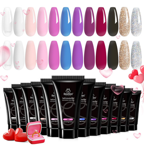 Beetles Gel Polish Kit De Extension De Unas De Polietileno D