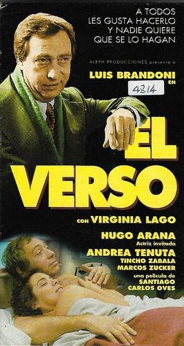 El Verso Vhs Luis Brandoni Hugo Arana Tincho Zabala