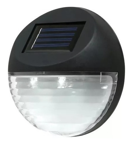 Lampara Solar Redondo Con Sensor Celula Luz Farol