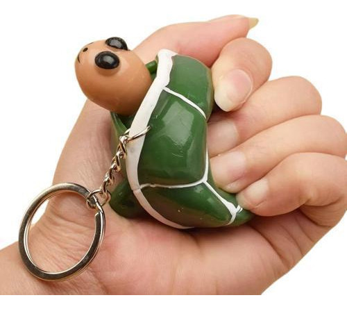 Fidget Toy Finger Hand Tartaruga Anti-stress Colors Chaveiro