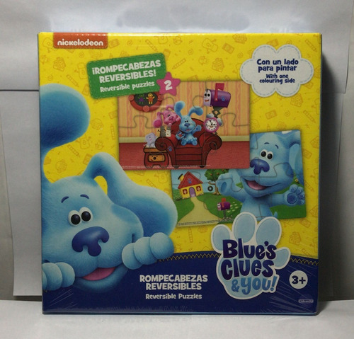 Las Pistas De Blue Puzzle Reversible 6 Piezas 1651 Srj