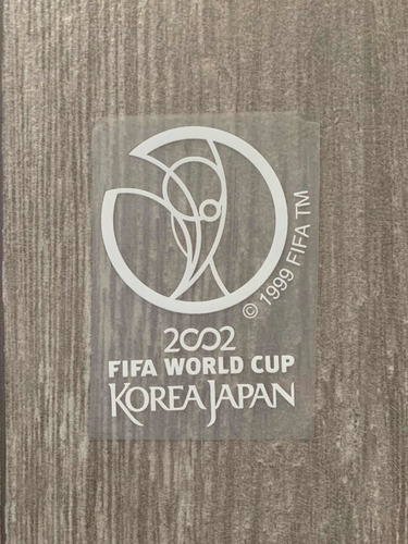 Parche Fútbol Mundial De Fútbol Korea Japón 2002 Blanco