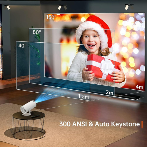 Proyector Portátil Mini Hy300pro Ultra Hd 4k Wifi Bt5.0