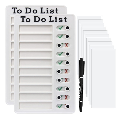 2 Pieces To Do List Checklist Chore Board, Stick-on Diy...