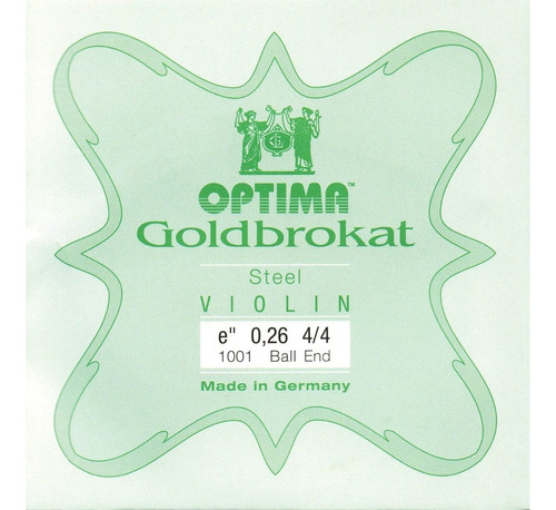 Cuerda Para Violín Optima Goldbrokat 4/4 Mi (e) 026 1001 Bal