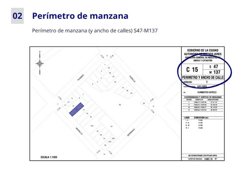 Lote Simple Frente . Usaa . 1.457 M² Vendibles . Acepta Canje X M² . Villa Crespo