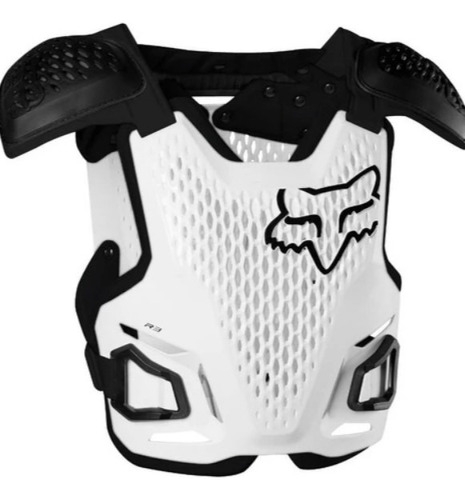 Pechera R3 Adulto Blanca Motocross Atv Proteccion Enduro Fox
