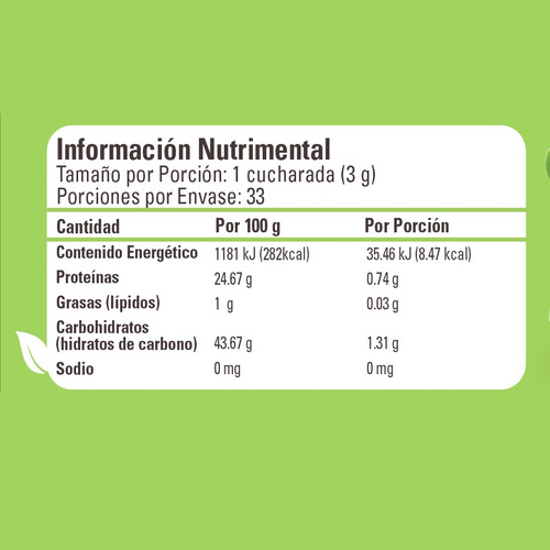 Moringa Organica En Polvo 100 G