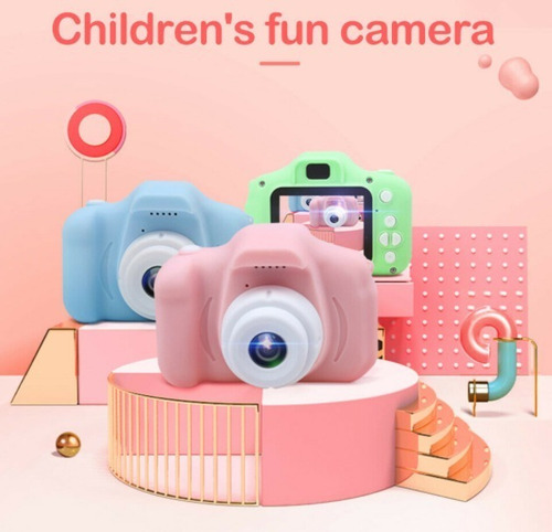 Cámara Digital Kids Para Niña Color Rosado