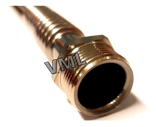 Imagen 5 de 5 de Flexible Agua Corrugado Anillado Acero Inoxidable 3/4 X 40