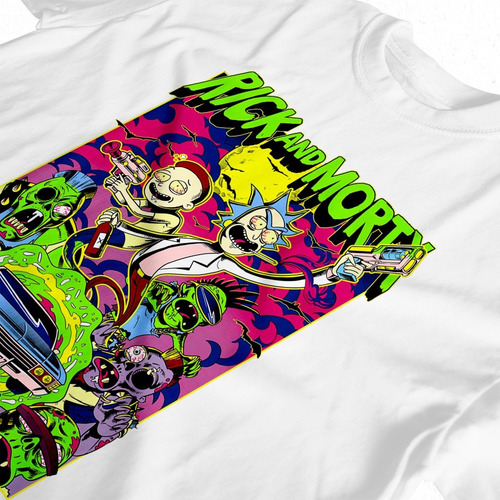 Imagen 2 de 6 de Remera Algodón Rick And Morty