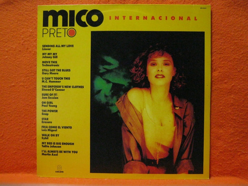 Mico Preto Internacional - Lp Disco De Vinil Novela