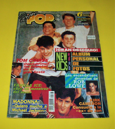 New Kids On Super Pop Madonna Micheal Jackson John Travolta