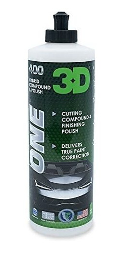 3d One Car Scratch & Swirl Remover  Compuesto De Frotamient