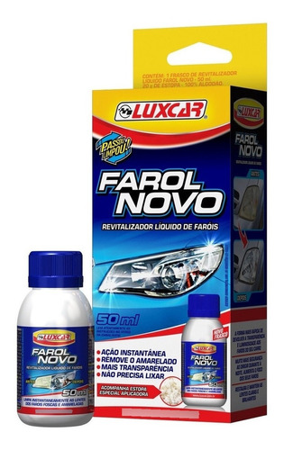 Limpa Farol Automotivo Luxcar