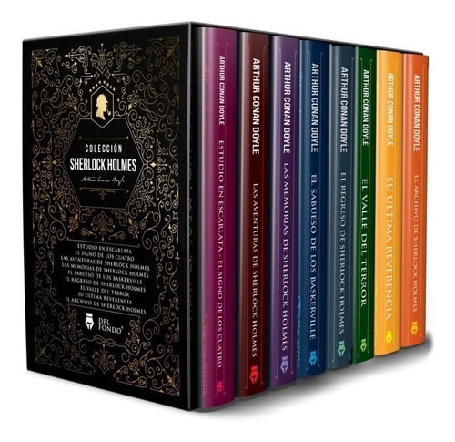 Coleccion Completa Sherlock Holmes - 8 Libros - Del Fondo