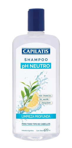 Capilatis Shampoo Limpieza Profunda Ph Neutro X420 Ml