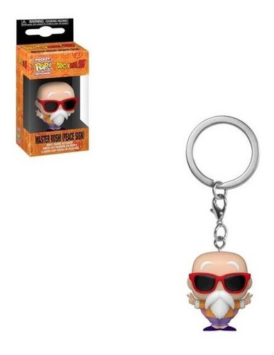 Pop Llavero Maestro Roshi Peace Paz Dragon Ball Z