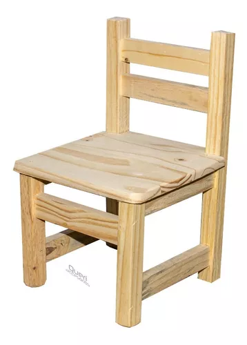 Sillita Silla Para Nenes En Pino Al Natural Niños