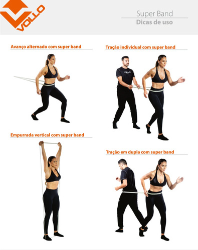 Elástico Extensor P/ Treino Em Casa Fisioterapia Exercício