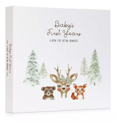 Libro de recuerdos para bebé niño o niña, libro atemporal para bebés de 5  años, un libro de hitos para registrar cada evento desde el nacimiento  hasta