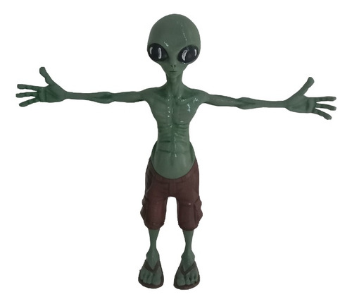 Figura / Muñeco Alien Extraterrestre 30cm 3d