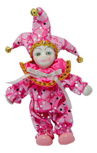 Muñeca Arlequín, Linda Muñeca Triangular, Hecha A Mano,