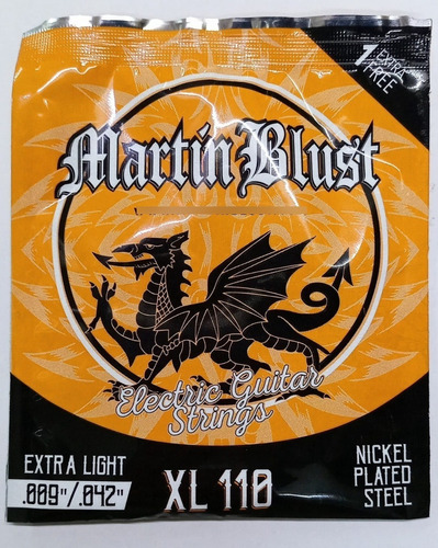 Martin Blust Xl110 Encordado P/ Guitarra Electrica  09 - 042