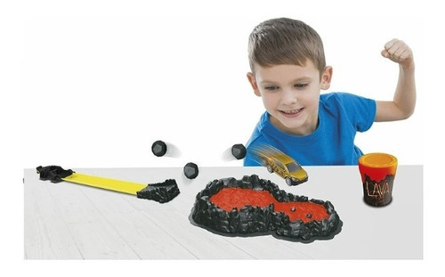 Pista Lava Slime Adventure Force Con Carro Naranja Die Cast