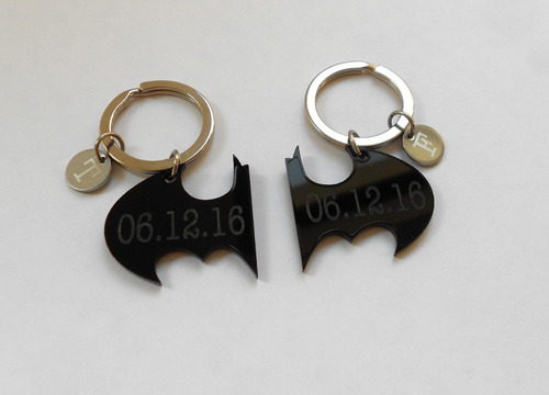 Llaveros Personalizados Para Parejas Batman Regalos Novios