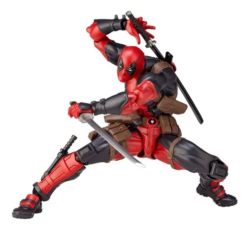 Deadpool Revoltech Action Figure Boneco Dead Pool Hulk Marve