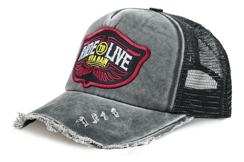 Gorra Gastada Trucker Retro Auto Motores Vintage Eva Rain® 